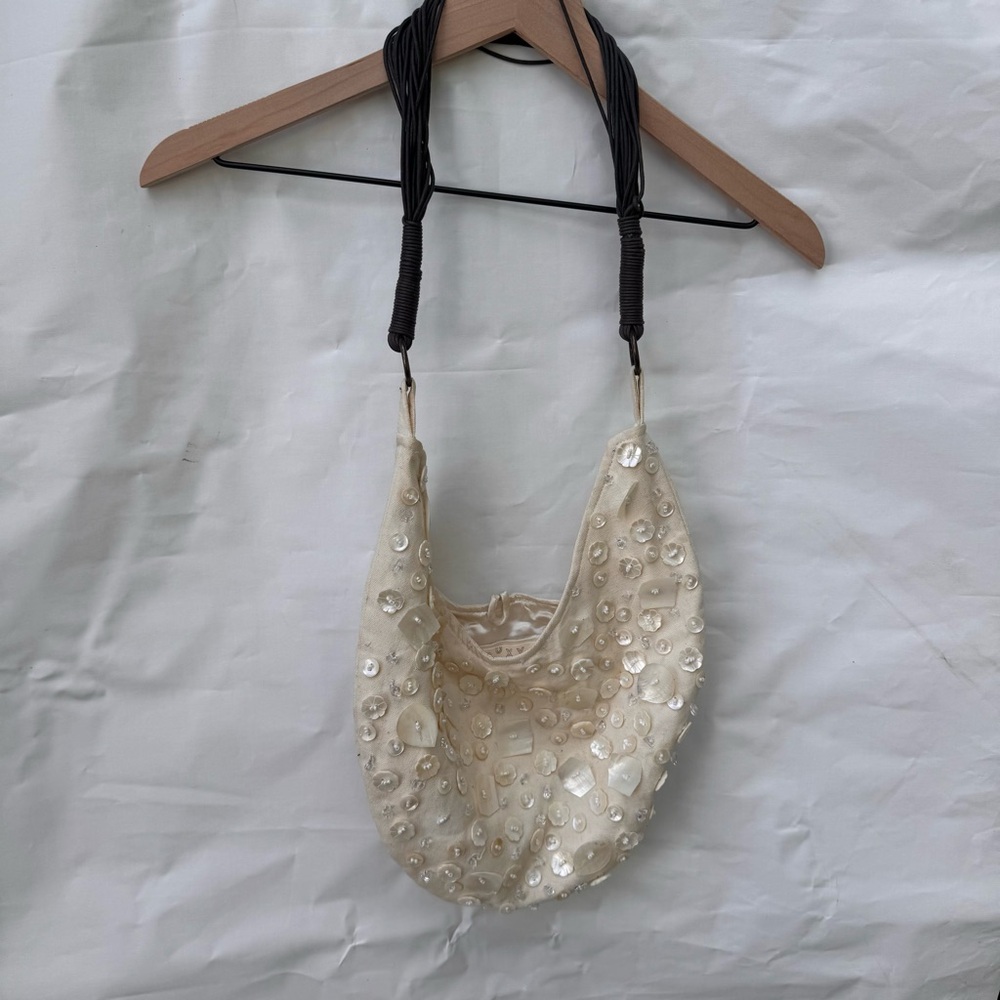 Roxy // Shell Button Sling Shoulder Purse Early 2… - image 1